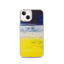 Blue Yellow IPHONE CASE Apple Modern Art Design