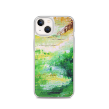 Colorful Green IPHONE CASE Painting Artsy Abstract Style