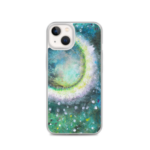 Beautiful Moon IPHONE CASE Green Art Painting