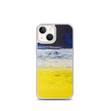 Blue Yellow IPHONE CASE Apple Modern Art Design