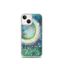 Beautiful Moon IPHONE CASE Green Art Painting
