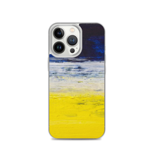 Blue Yellow IPHONE CASE Apple Modern Art Design