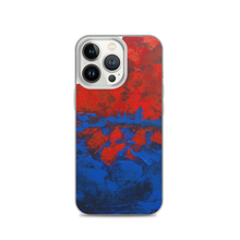 Blue Red IPHONE CASE Cover Artsy Abstract Design