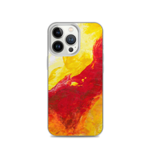 IPHONE CASE Yellow Red Abstract Art for Apple Phones