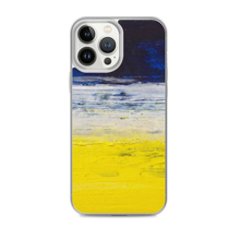 Blue Yellow IPHONE CASE Apple Modern Art Design