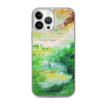 Colorful Green IPHONE CASE Painting Artsy Abstract Style
