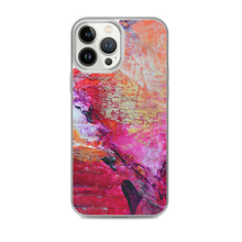 Artsy Heart IPHONE CASE for iPhones printed with Pink Orange Abstract Art