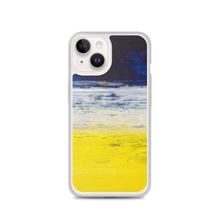 Blue Yellow IPHONE CASE Apple Modern Art Design