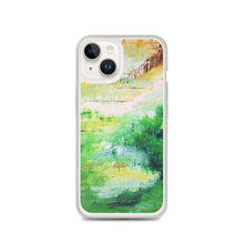 Colorful Green IPHONE CASE Painting Artsy Abstract Style