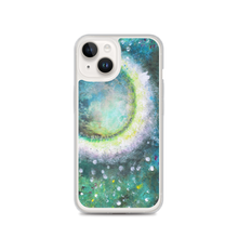 Beautiful Moon IPHONE CASE Green Art Painting