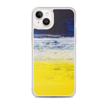 Blue Yellow IPHONE CASE Apple Modern Art Design