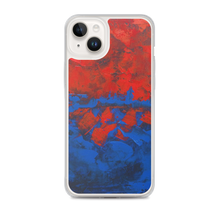 Blue Red IPHONE CASE Cover Artsy Abstract Design