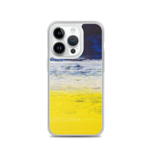Blue Yellow IPHONE CASE Apple Modern Art Design