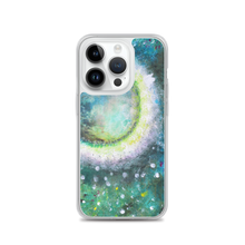 Beautiful Moon IPHONE CASE Green Art Painting