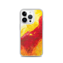 IPHONE CASE Yellow Red Abstract Art for Apple Phones