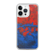 Blue Red IPHONE CASE Cover Artsy Abstract Design