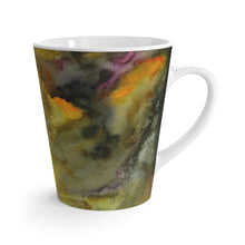 Artsy Sun Colorful Coffee LATTE MUG 12 oz Watercolor Art