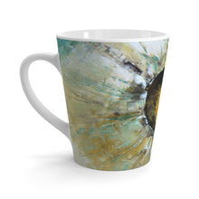 Unique 12oz Coffee LATTE MUG Turquoise Earth Tones Colors