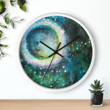 Moon WALL CLOCK Artsy Style from Original Art Painting