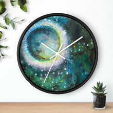 Moon WALL CLOCK Artsy Style from Original Art Painting