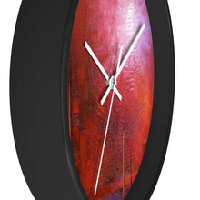 Red WALL CLOCK Unique Accent Decor
