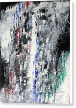 BLACK CRYSTAL CAVE - Canvas Print  #1026