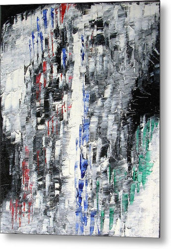 BLACK CRYSTAL CAVE - Metal Print  #1026