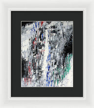 BLACK CRYSTAL CAVE - Framed Print  #1026