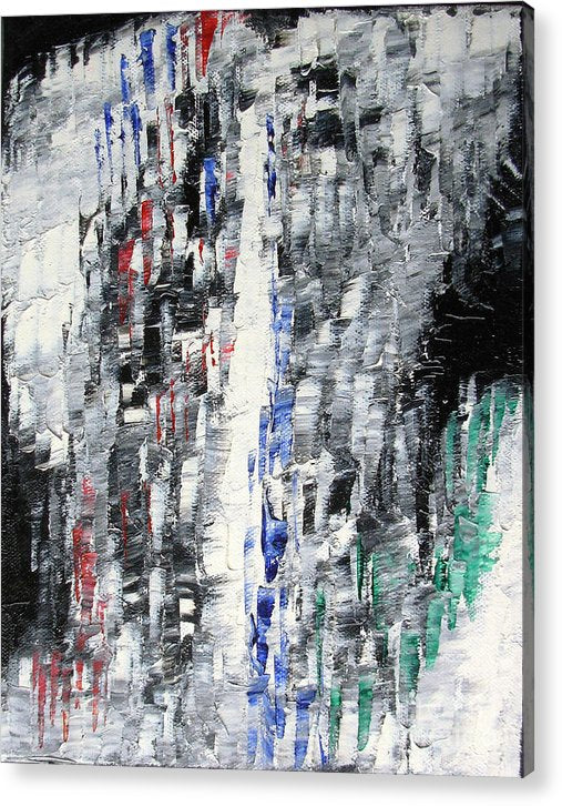 BLACK CRYSTAL CAVE - Acrylic Print #1026