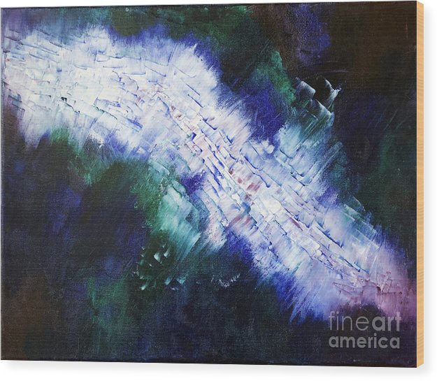 Energy Force - Wood Print #1018
