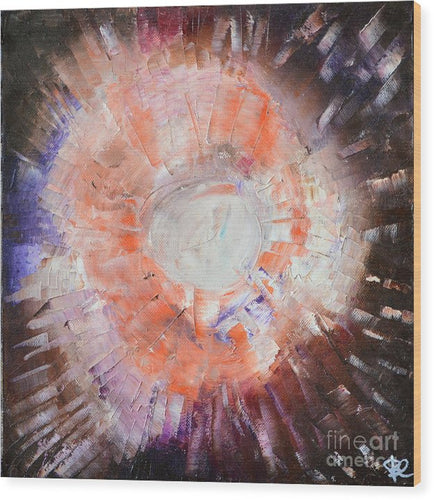 Cosmic Burst - Wood Print #1020