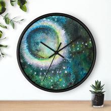 Moon WALL CLOCK Artsy Style from Original Art Painting