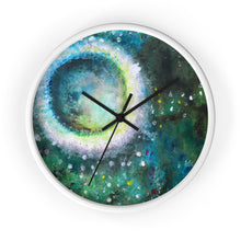 Moon WALL CLOCK Artsy Style from Original Art Painting