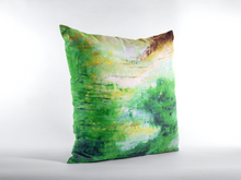 Green Accent THROW PILLOW Modern Abstract