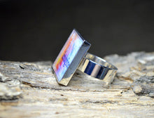 IMAGINE - Inspirational Word Art Ring, handmade #6006