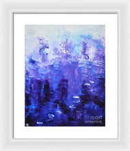 BLUE CODE - Framed Print #1022