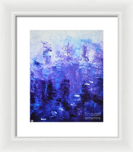 BLUE CODE - Framed Print #1022
