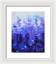 BLUE CODE - Framed Print #1022