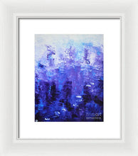 BLUE CODE - Framed Print #1022