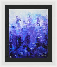 BLUE CODE - Framed Print #1022