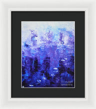 BLUE CODE - Framed Print #1022