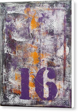 LUCKY NUMBER 16 - Canvas Print #1061