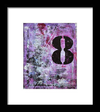 LUCKY NUMBER 8 - Framed Print #1058