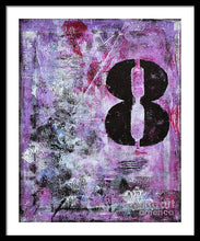 LUCKY NUMBER 8 - Framed Print #1058