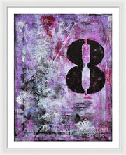 LUCKY NUMBER 8 - Framed Print #1058