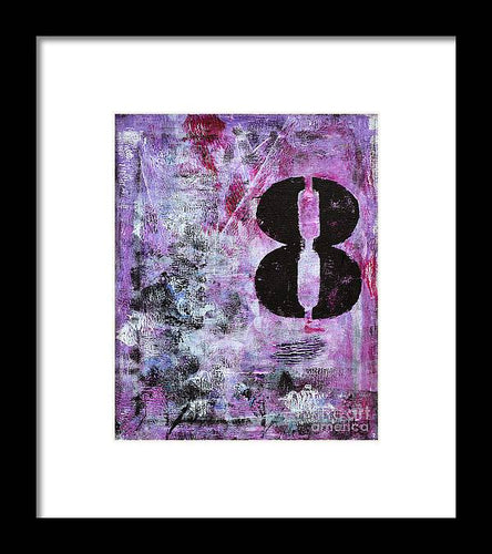 LUCKY NUMBER 8 - Framed Print #1058