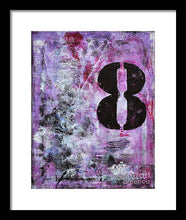 LUCKY NUMBER 8 - Framed Print #1058
