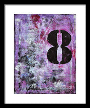 LUCKY NUMBER 8 - Framed Print #1058
