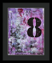 LUCKY NUMBER 8 - Framed Print #1058