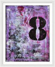LUCKY NUMBER 8 - Framed Print #1058